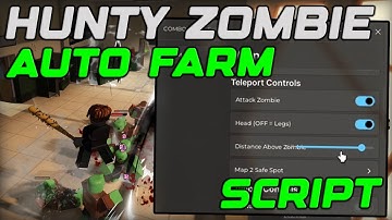 [UPDATE] Hunty Zombie Script Gui Auto Farm, Instant Kill, Dupe - Roblox 2025