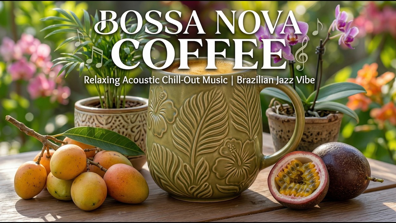 Morning Coffee Jazz ☕ Relaxing Spring Music & Bossa Nova for Focus ...