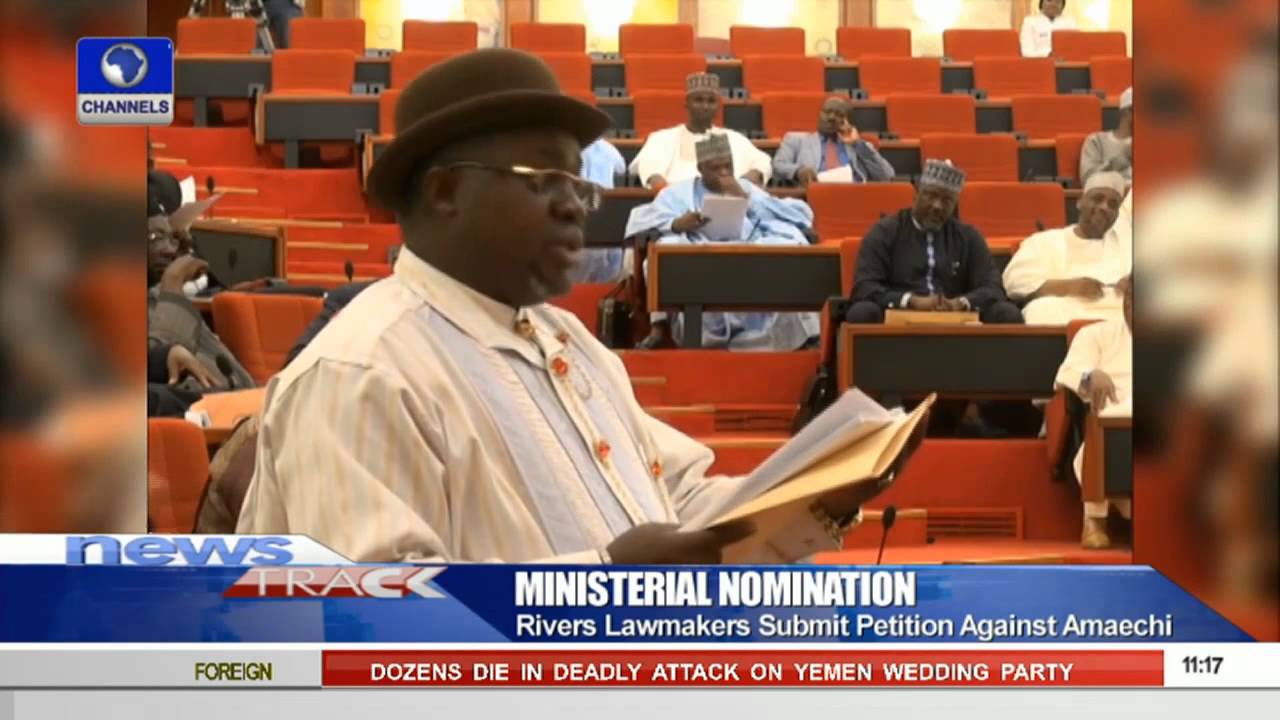 Rivers Lawmakers Submit Petition Against Amaechi 08/10/15