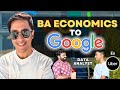 Ba economics to google l data analyst l exuber l career gap l resources l major failures