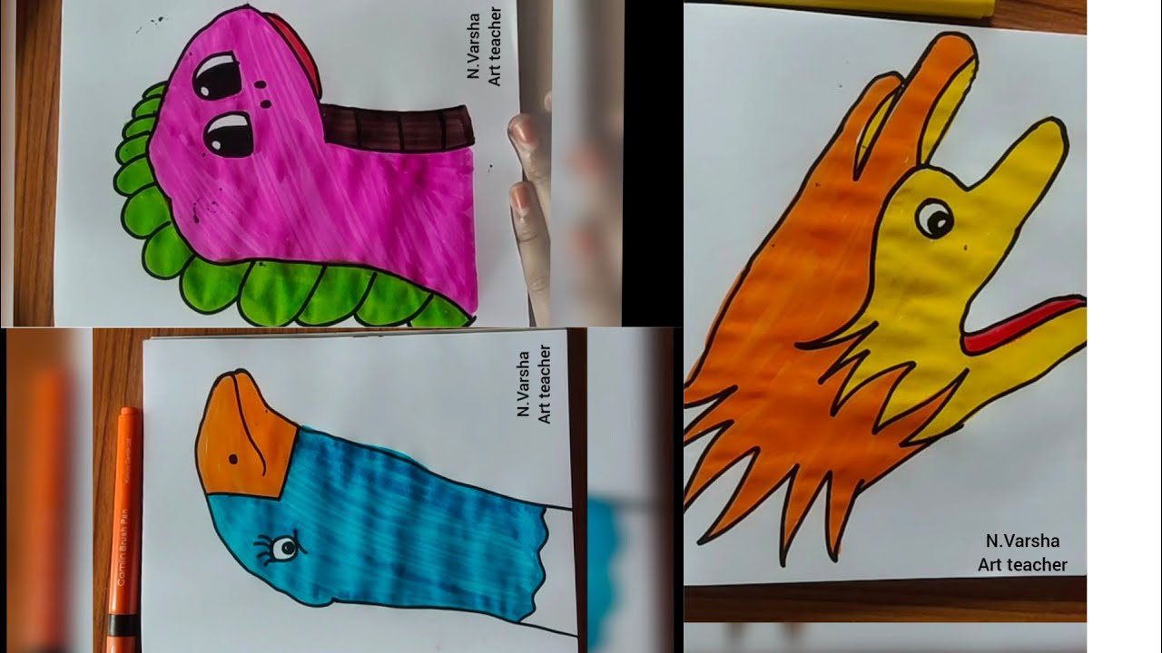 Handy Palm Art for kids || palm art || palm drawing