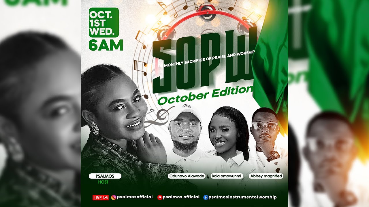 PSALMOS - SOPW (Sacrifice Of Praise & Worship) With PSALMOS, October 2025 Edition