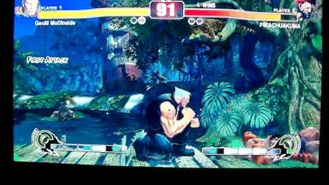 JR RODRIGUEZ ( AKUMA ) VS GeoM MoDInside ( GUILE ) STREET FIGHTER IV ON XBOX 360 GAME 16 OF 18