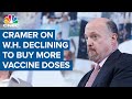 Jim Cramer on the White House declining Pfizer's offer for additional Covid-19 vaccine doses