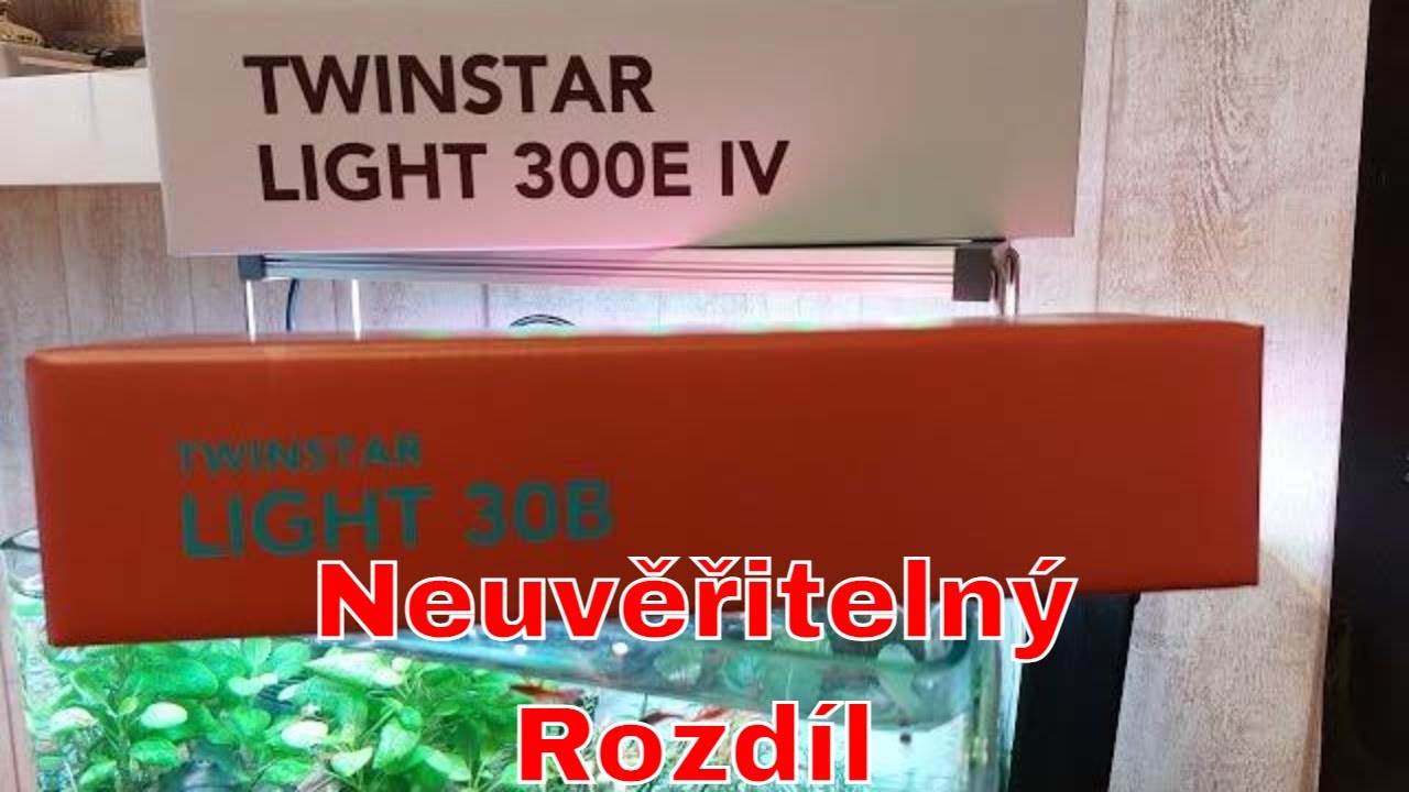 Osvětlení Akvária - Které je Nejlepší ?  - TWINSTAR E - LINE IV  O - RGB
