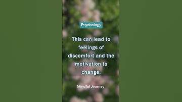 Cognitive dissonance occurs when your beliefs and actions are in conflict... #shorts #facts #quotes