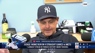Aaron Boone discusses game against Mets
