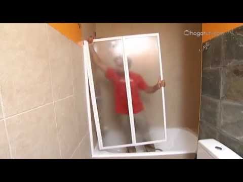Mampara bañera - YouTube