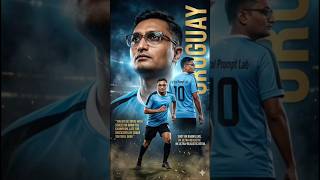 Ultra-Realistic Uruguay Football AI Poster | Cinematic Face-Lock Editing Prompt Video 8K HDR #ai