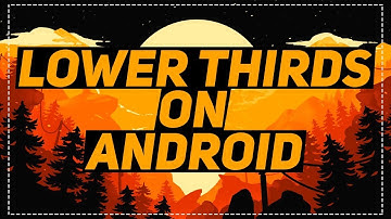 ➤How to make cool lower thirds on android (kinemaster) Animation from Android | Subscribe