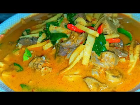 แกงไก่หน่อไม้สด อร่อยกลมกล่อม