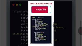 👉 Modern Button Hover Effect using HTML & CSS | CSS Animation | Web Design