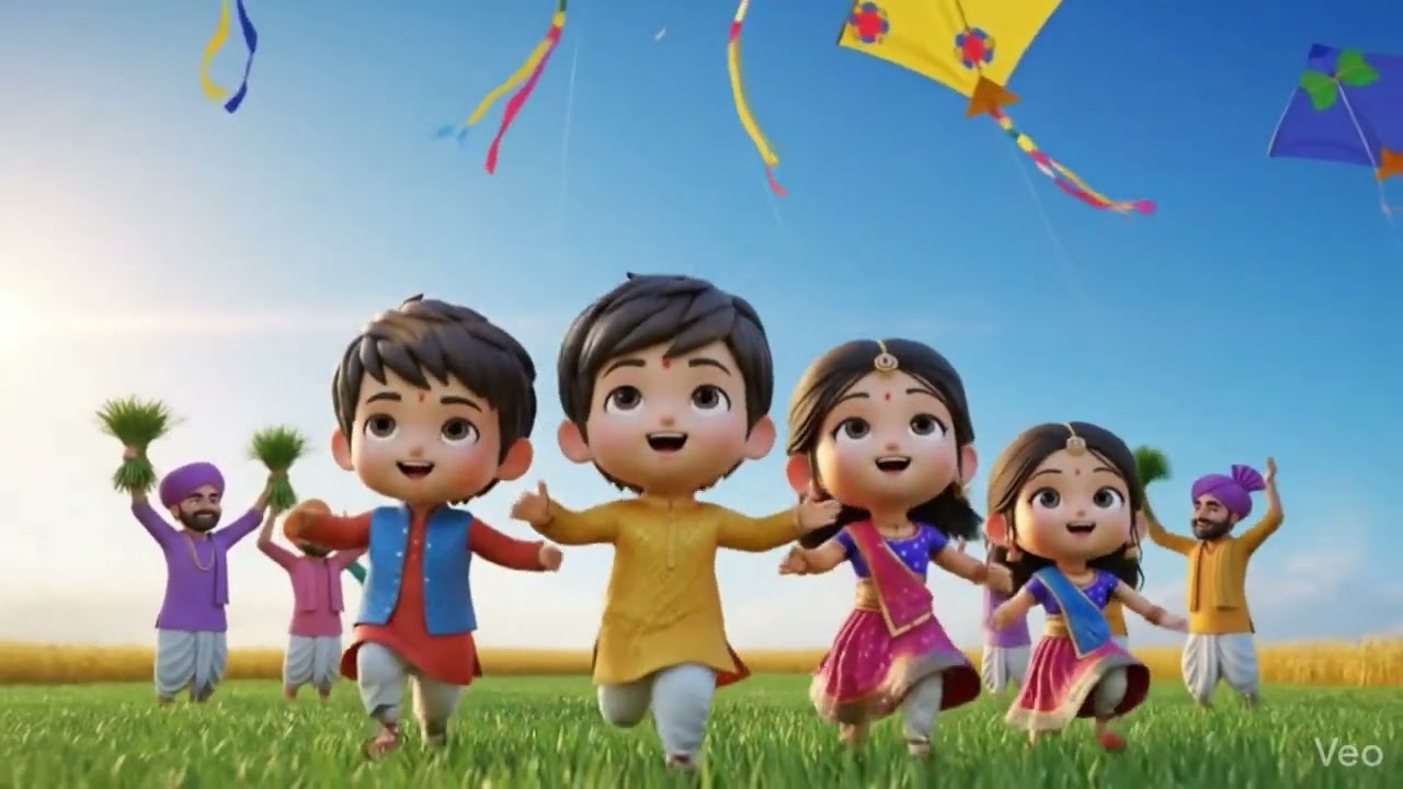 Why We Celebrate Makar Sankranti 🌞 | Krishna Story for Kids | Indian Festival Cartoon 