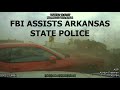 FBI teams up with ARKANSAS STATE POLICE on pursuit and PIT of fleeing Challenger with expired tags