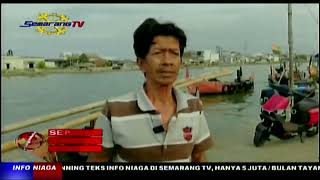 CUACA BURUK GELOMBANG TINGGI NELAYAN TAMBAKLOROK TIDAK MELAUT