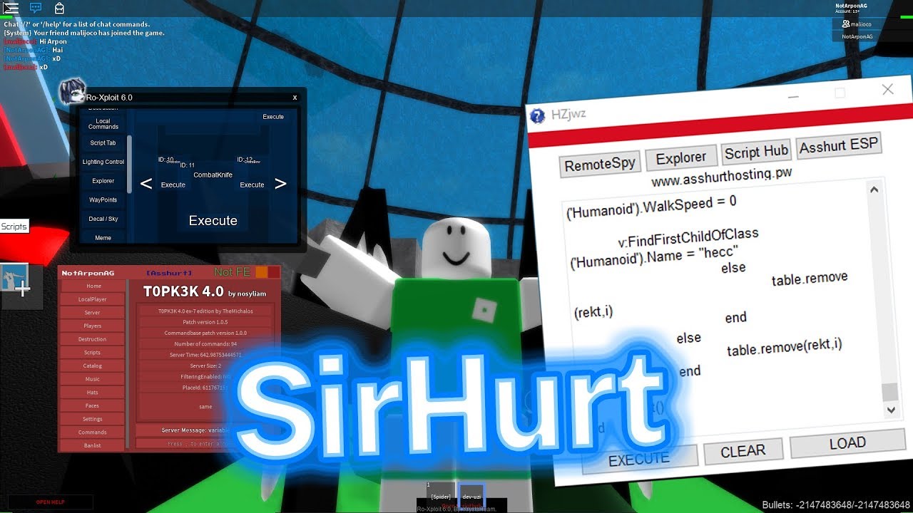 Trial Sirhurt Op Roblox Exploit Remote Spy Dex Script Hub