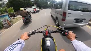 TEST RIDE YT UP MESIN RX KING KNALPOT BOBAN NUKLIR