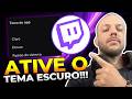 Como ATIVAR o TEMA ESCURO na TWITCH no TELEFONE