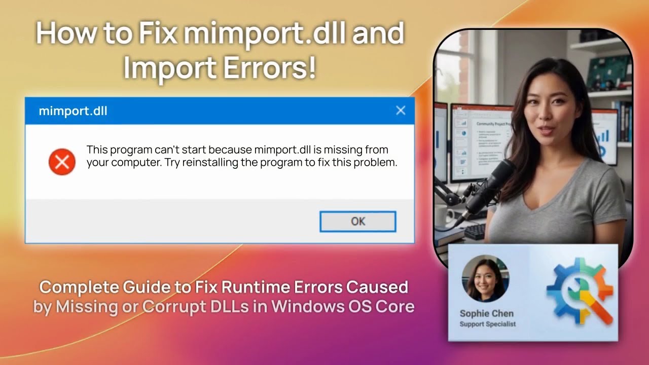 How to Fix mimport.dll and Import Errors! - YouTube