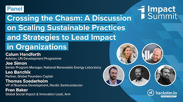 2022 Impact Summit: A Discussion on Scaling Sustainable Practices and Strategies