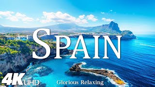 Spain 4K  Nature Relaxation Film with Peaceful Relaxing Music  4K Video Ultra HD