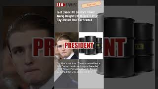 Fact Check: NO Evidence Barron Trump Bought $30 Million In Oil 2 Days Before Iran War Started Net Worth