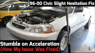 1998 Civic Stumbles on Acceleration - My Problem and How I Fixed The Issue (Honda Civic 96-00)