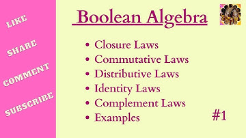 1. Boolean Algebra || Discrete Mathematics || Axioms #booleanalgebra #discrete_mathematics