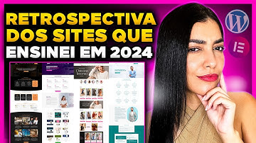 Veja Todos os SITES QUE POSTEI aqui no Canal em 2024 [Como criar um site Profissional]
