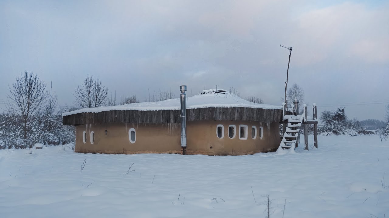 Саманный дом в -30°