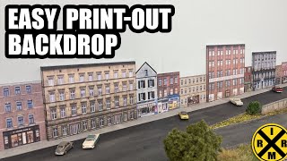 098: Realistic Backdrop From Inexpensive PrintOut Structures!