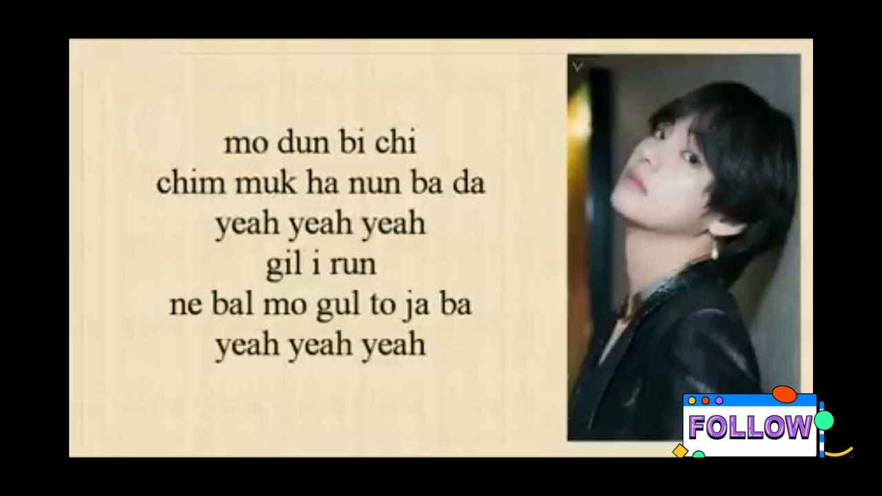 BTSBlack Swan ， easy lyrics YouTube