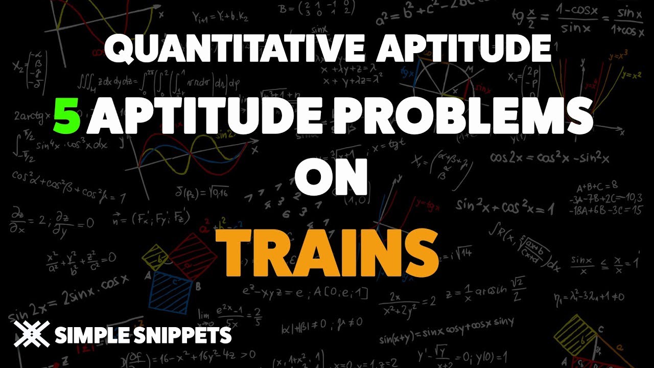 5-aptitude-problems-on-trains-for-quantitative-aptitude-train-problems-and-concept-youtube