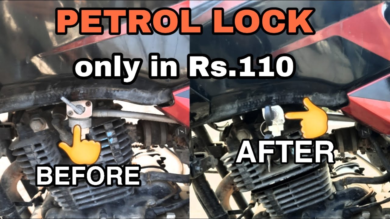 PETROL TANK LOCK INSTALLATION FOR ALL BIKESPULSAR 150 YouTube