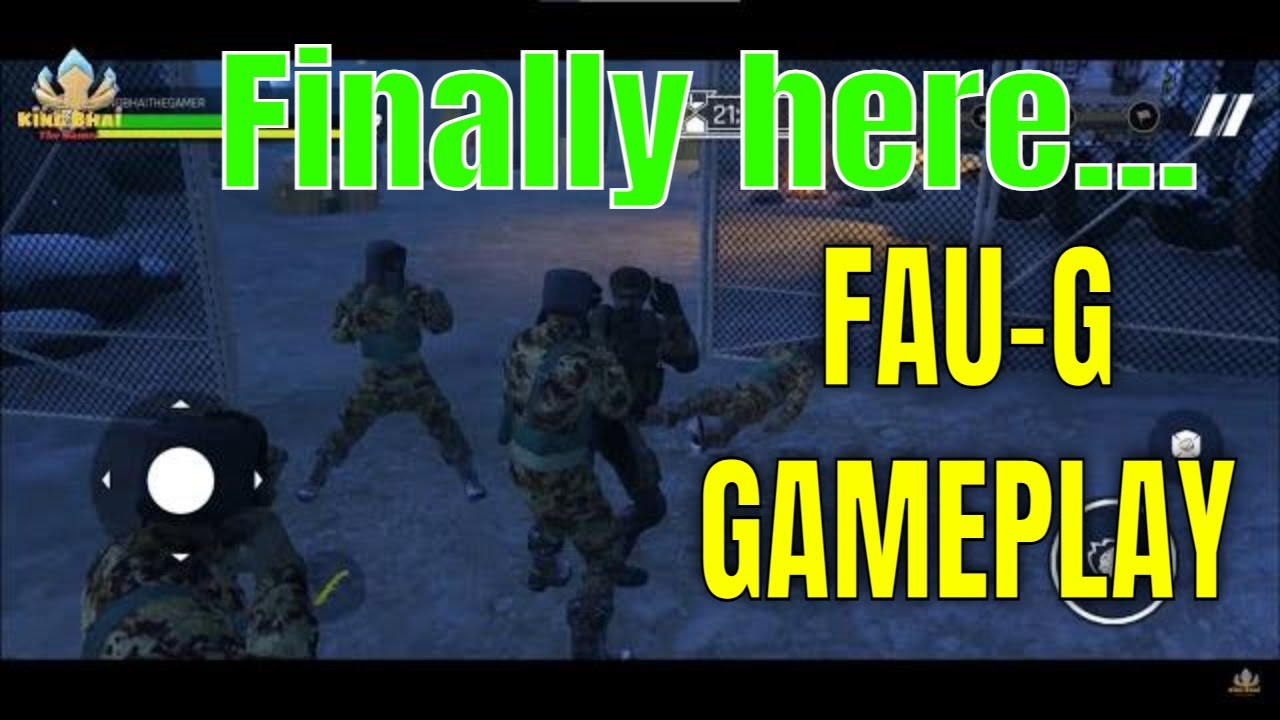 FAU-G Gameplay | King Bhai The Gamer