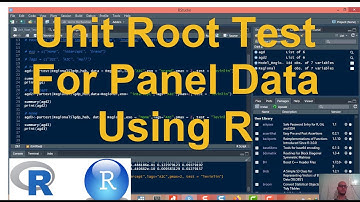 Unit Root Test (or stationarity) For Panel Data in R