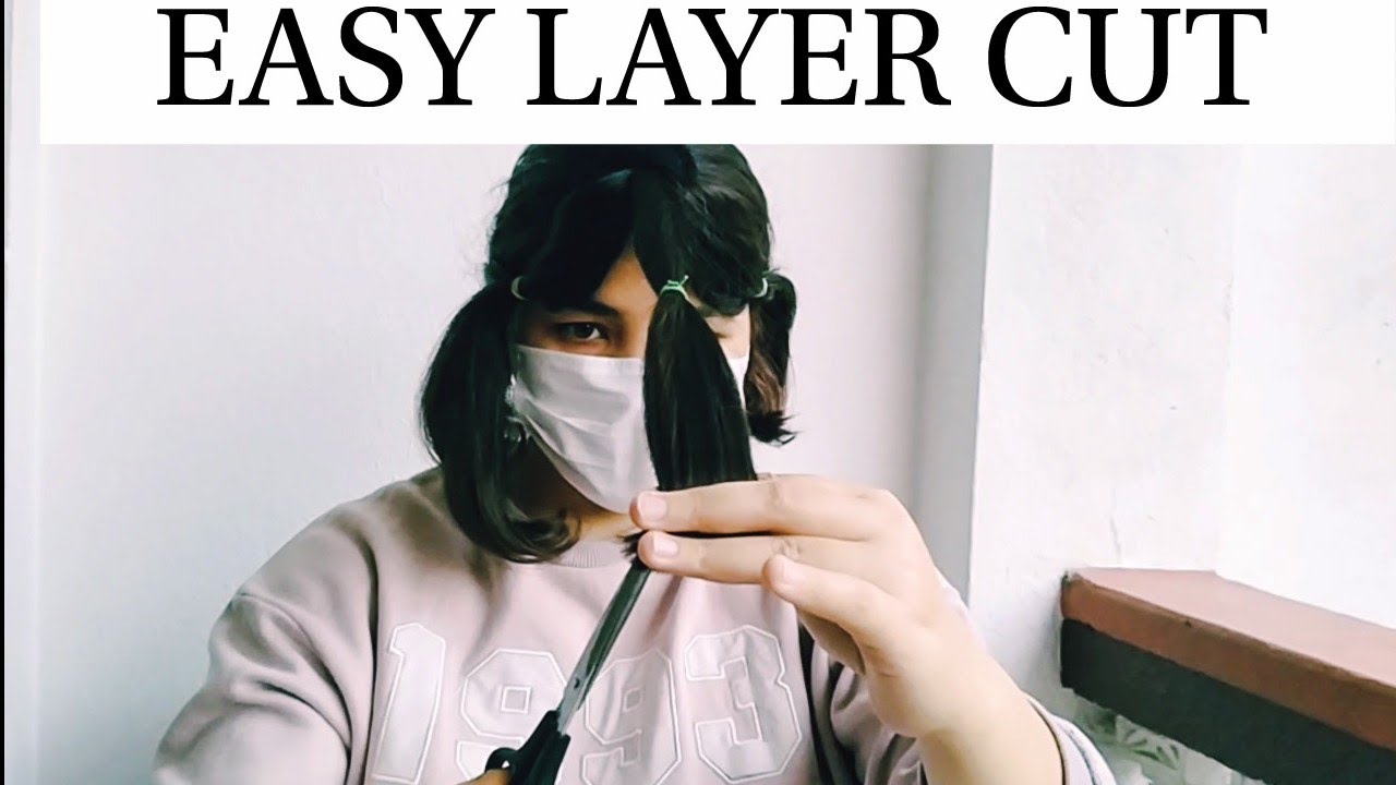 How to cut your own hair with long layers at home ...