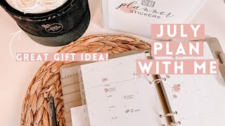 Simple | Minimalist | Plan With Me | July 2023 | A5 Ring Agenda |...and a great gift idea