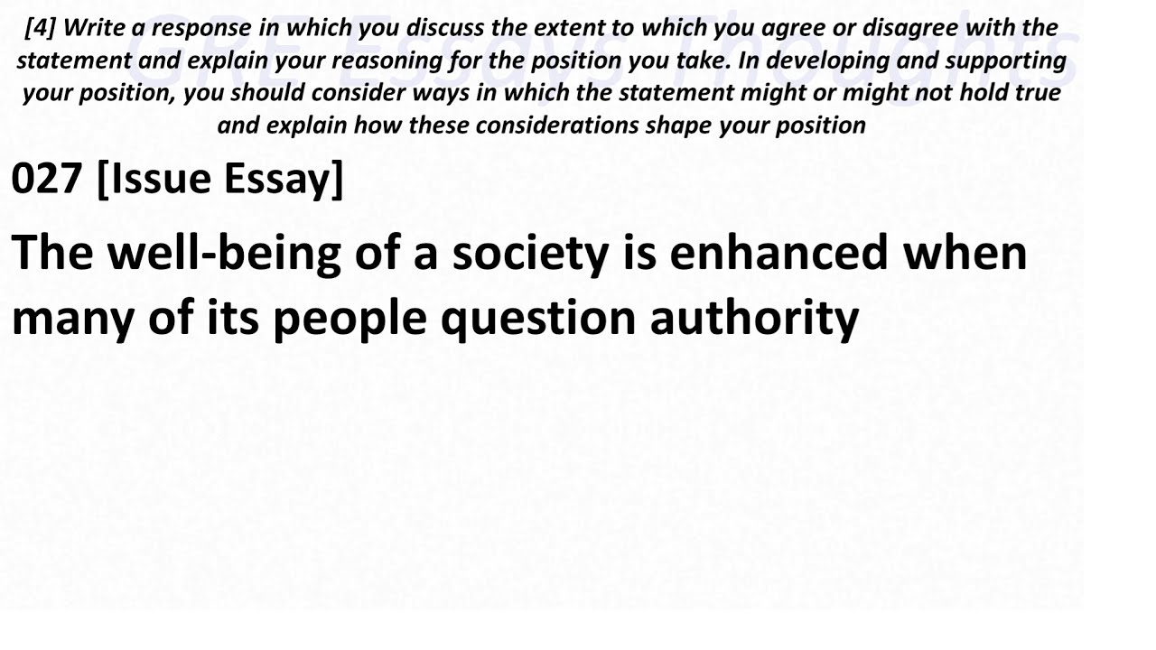 essay questions about society