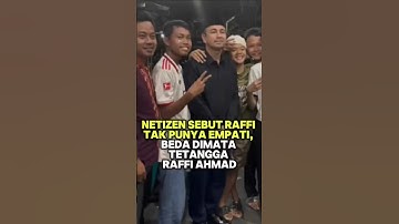 netizen sebut Raffi tak punya empati #ransentertainment #raffiahmad #viral #dpr