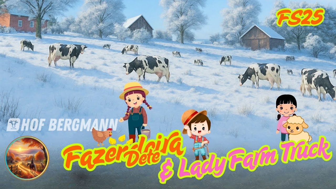 FS25 - Mapa Hof Bergmann 1.3.0.1   -  16  Bora fazer umas colheitas  de trigo no Hof!!