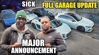 SALVAGE NATION GARAGE UPDATE: AUDI R8, ASTON MARTIN DB11, MERCEDES A35 AMG & RICKY FROM LLF!