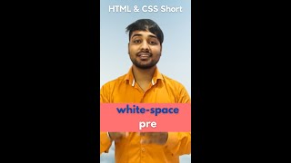 white space pre