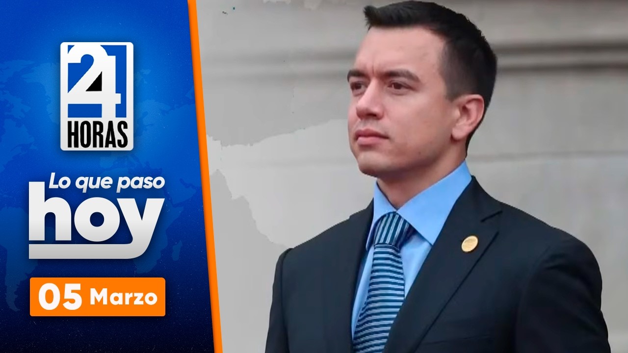 Daniel Noboa firmara acuerdo con Estados Unidos | Lo que pasó hoy | 5 de marzo del 2026