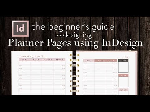 How To Design Planner Pages In Indesign A Beginner S Guide Youtube