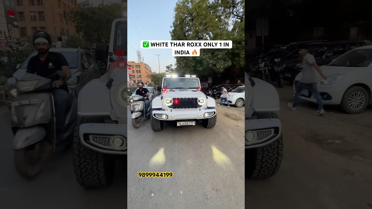 ✅ WHITE THAR ROXX ONLY 1 IN INDIA 🔥 