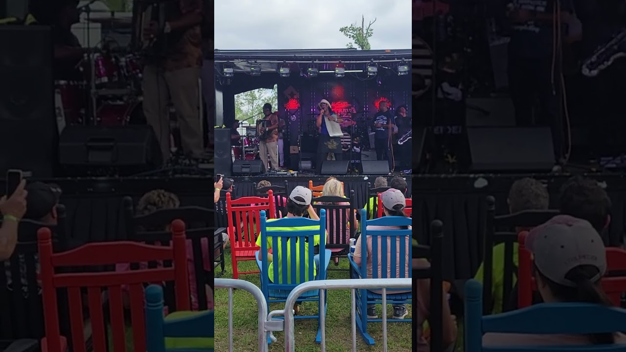 Rockin Dopsie Jr bringing some good times to the party in the bayou