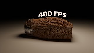 Ball vs Molecular Cube at 480 FPS