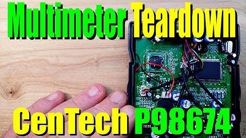 Centech P98674 DMM Teardown