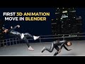 First 3D Animation Move in Blender - Easy Kick Shot